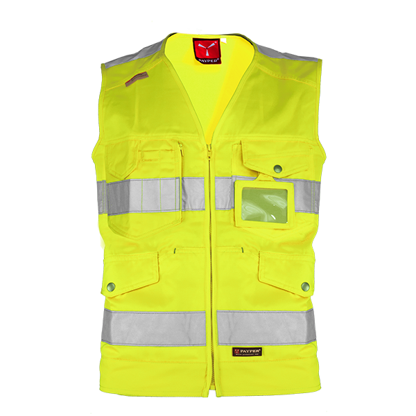 Baumwoll-Mischgewebe Executive Weste MASTER S-3XL farbe: gelb größe M
