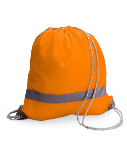 Backpack Turnbeutel Warnbeutel Reflektierend Orange