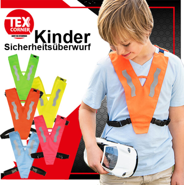 Kinder Sicherheitsüberwurf Safety Collar with Safety Clasp for Kids