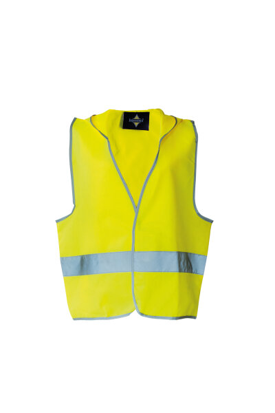 korntex® Kids´ Safety Vest With Zipper Aalborg Kinderwarnweste mit Re