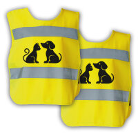 Warnschutzponcho Doppelpack Hund + Katze Überwurf...