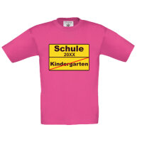 Schulkind - Kinder Shirt Einschulung Ortsschild...