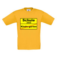 Schulkind - Kinder Shirt Einschulung Ortsschild Kindergarten / Schule