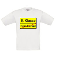 Schulkind - Kinder Shirt Einschulung Ortsschild Schule / 5.Klasse