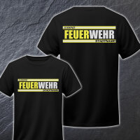 Feuerwehr T-Shirt FW2200 beidseitig Wunschstadt - Wunschname