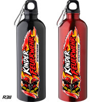 750 ml Personalisierte Kinder Feuerwehr Edelstahl Trinkflasche