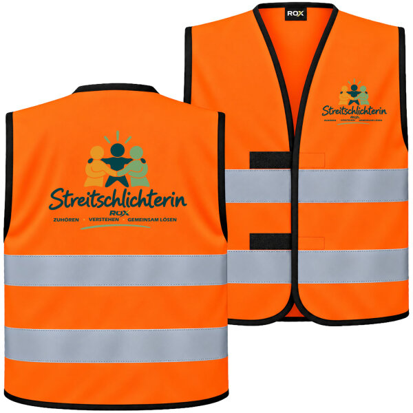 Streitschlichterin / weste orange