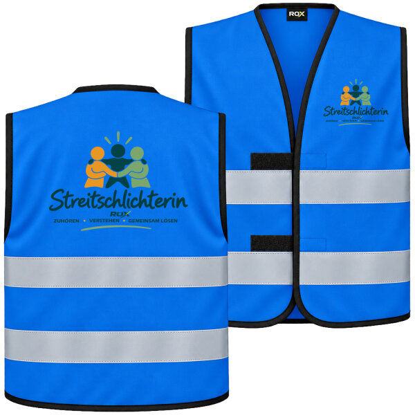 Streitschlichterin / weste blau